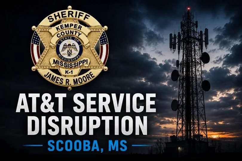 AT&amp;T SERVICE DISRUPTION – SCOOBA AREA