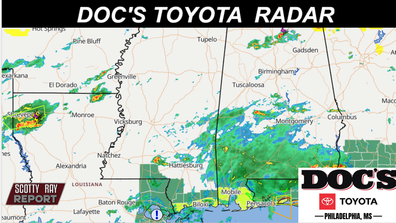 90% Thunderstorms - High 80