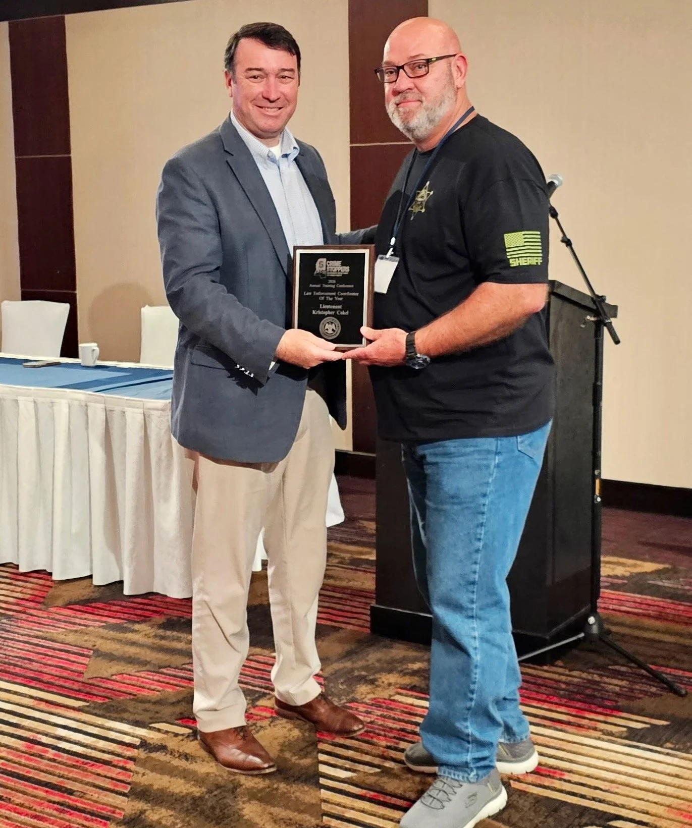 Lauderdale County’s Lt. Kris Cokel named Crime Stoppers Law Enforcement Coordinator of the Year