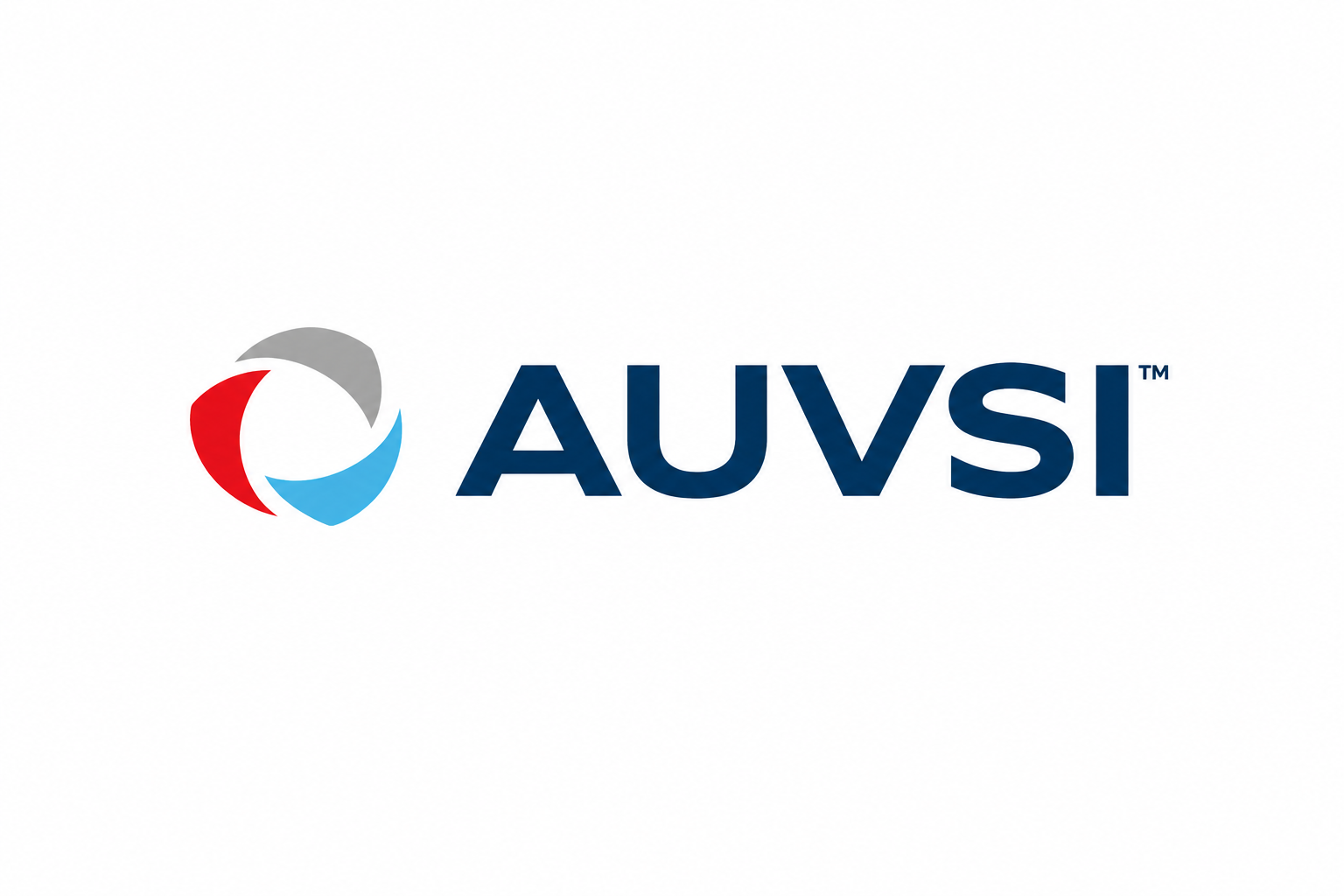 A logo of AUVSI featuring a stylized circular emblem and the company name.