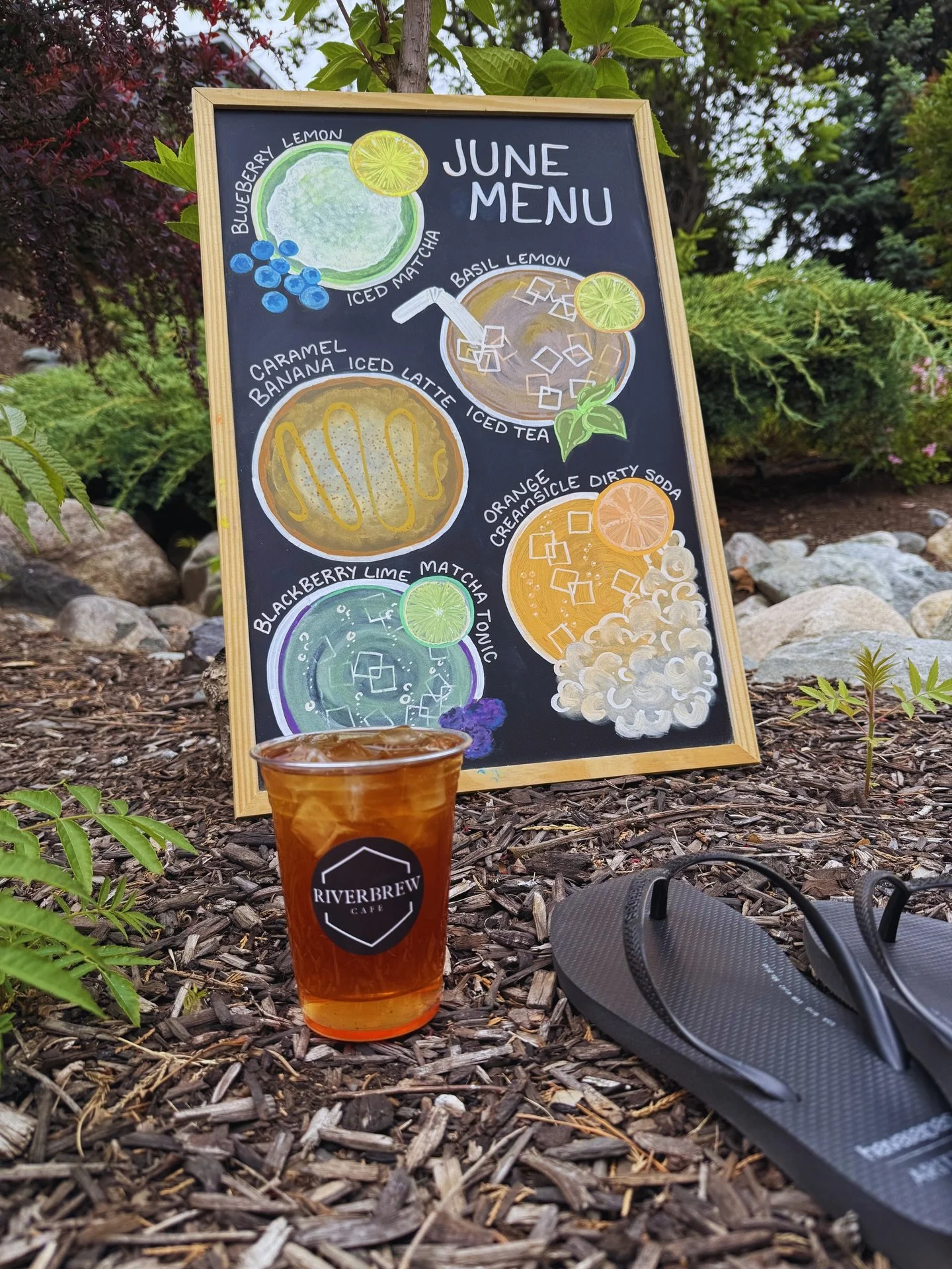 step into summer with our june menu 🩴🌼🦋🌷🫯 #localbusiness #kamloopscafe