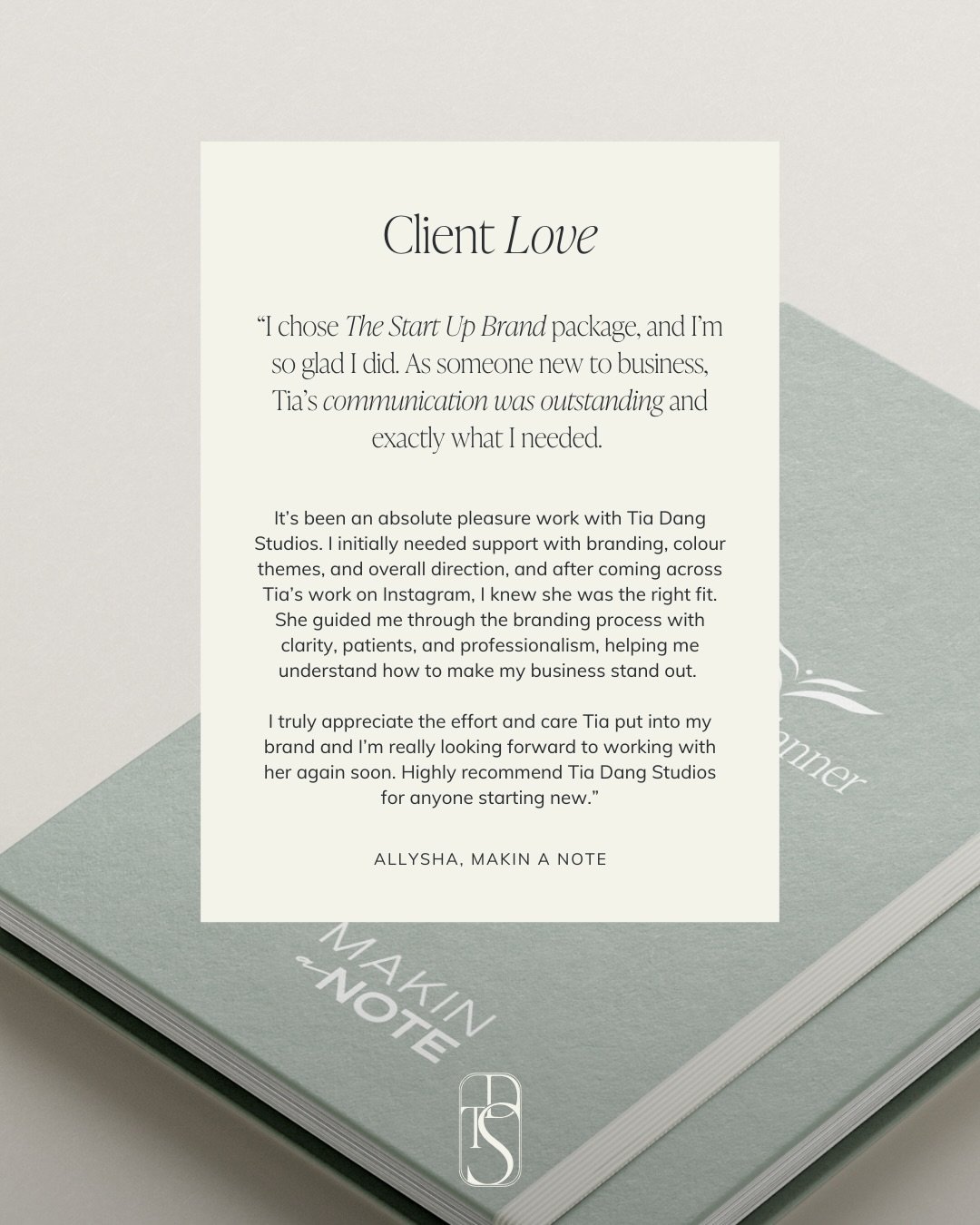 We absolutely love hearing your feedback on our branding packages! Knowing that you feel supported and that we&rsquo;ve helped launch your business into the world is truly why we do what we love. If you&rsquo;d like to see results like this for your 