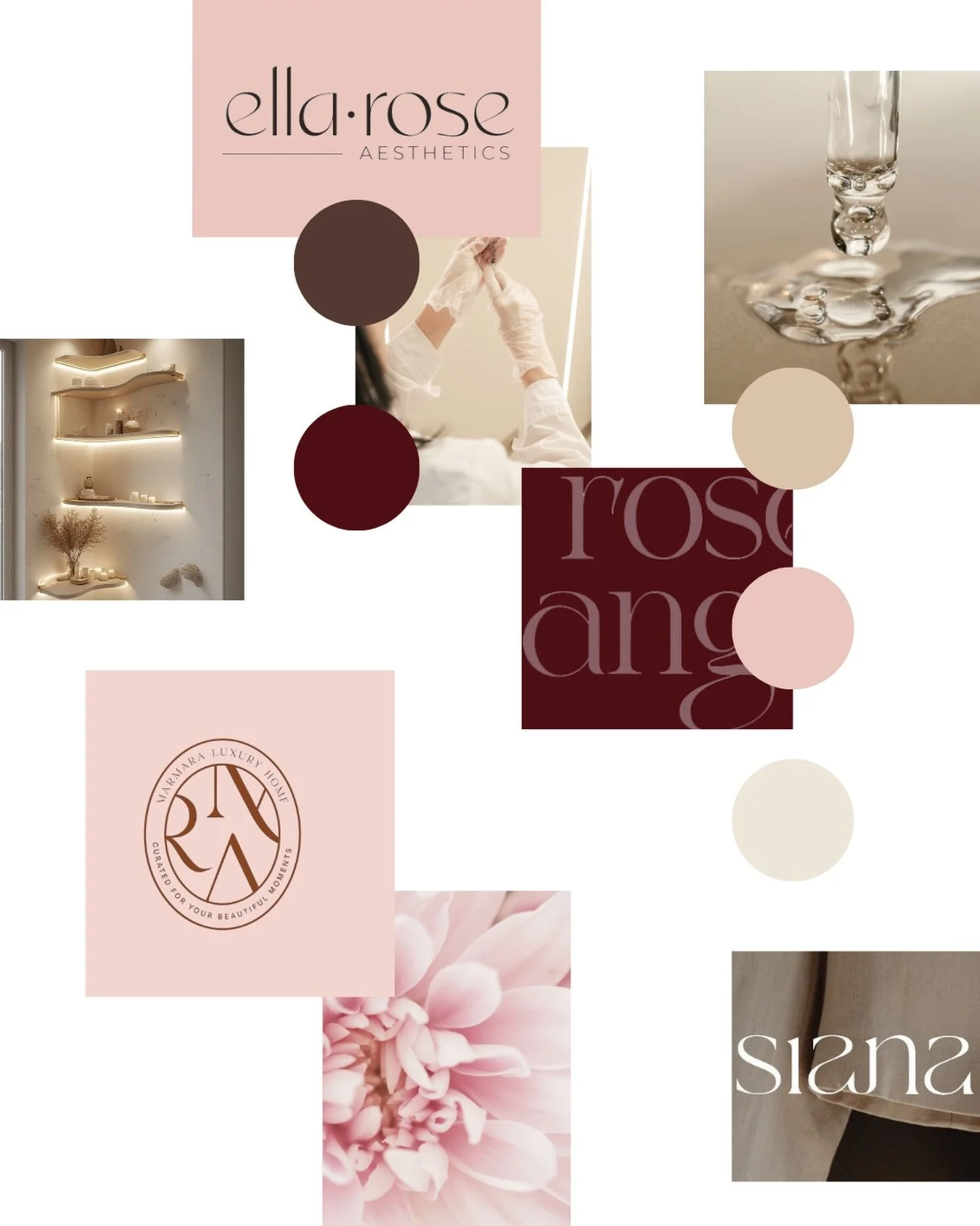 Another exciting brand launching on Monday! ✨ 
Can you guess the industry? 👀 
Here&rsquo;s a little sneak peek at the mood board and creative vision behind the brand. Stay tuned&hellip;