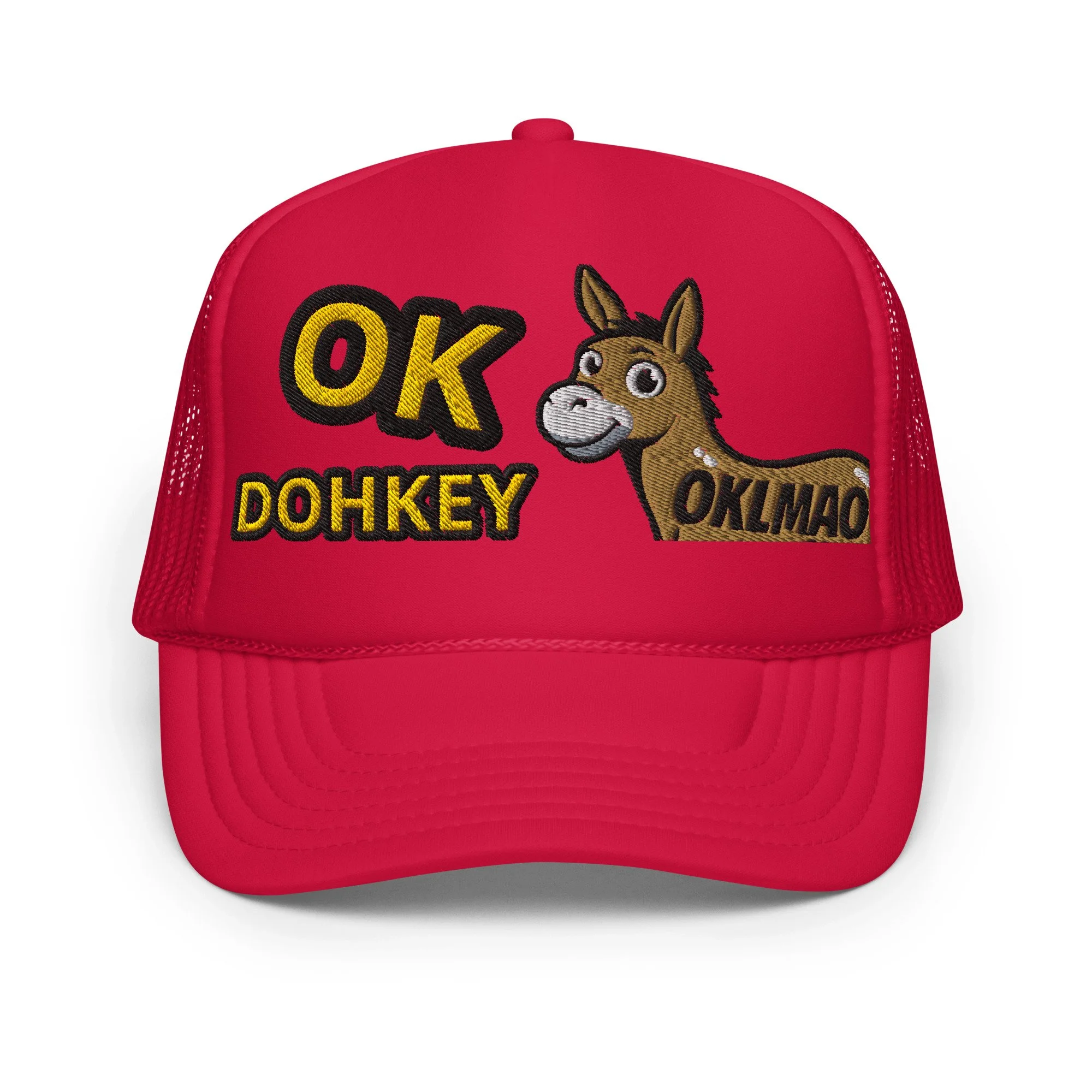 OK DOHKEY™ Classic Embroidered FOAM Trucker Hat