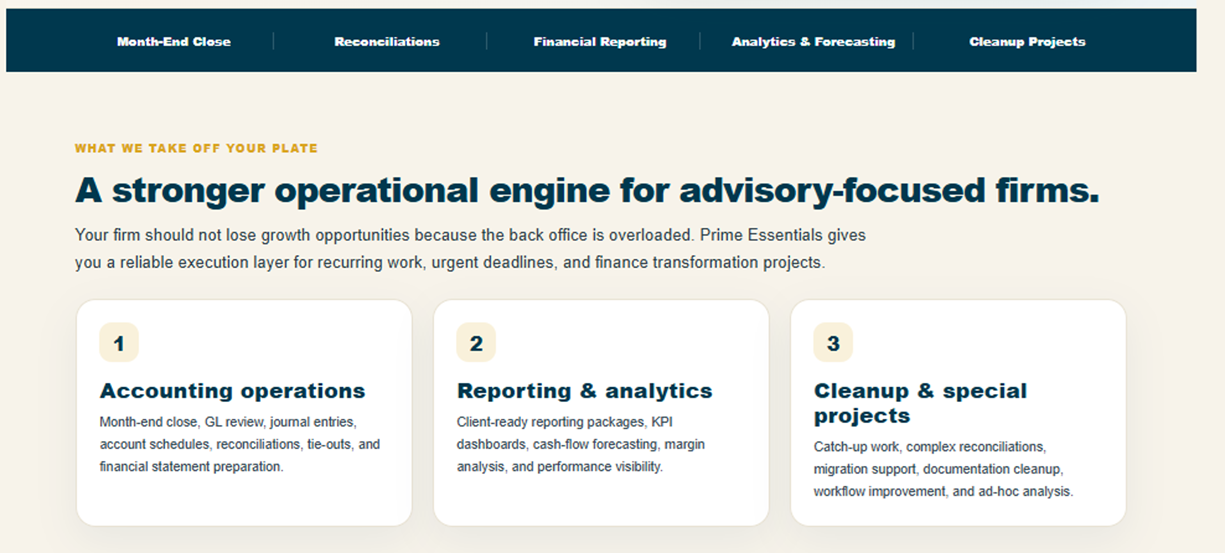A stronger operational engine for advisory-focused firms.