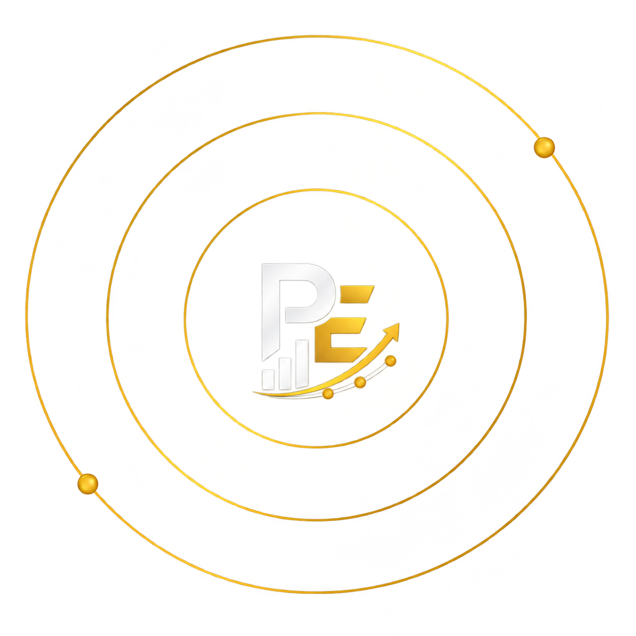 Prime Essentials Finance Operations logo with circular workflow design representing finance operations support, reporting, visibility, and process alignment.