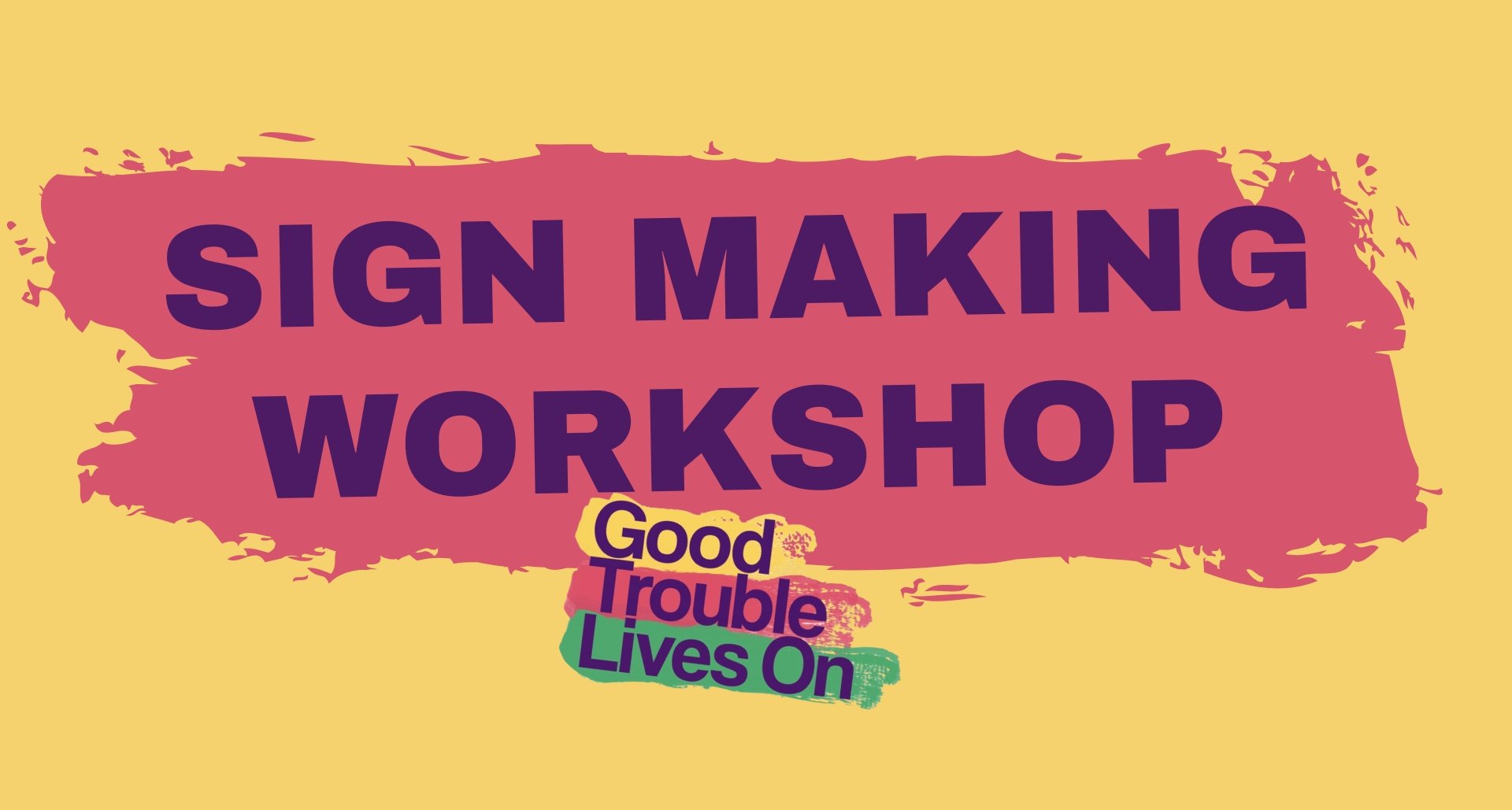 Sign making workshop for