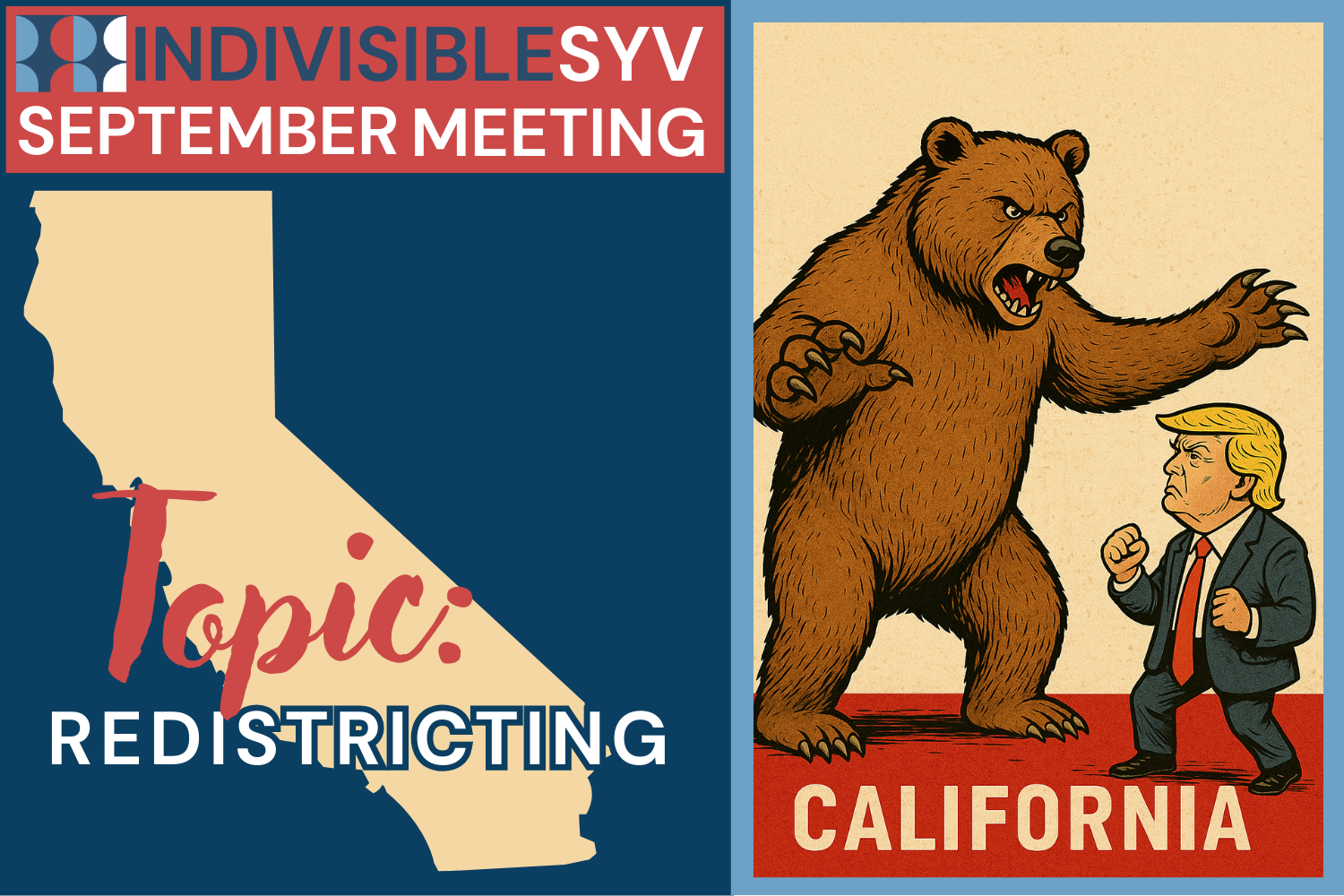 Indivisible SYV September Meeting: Redistricting