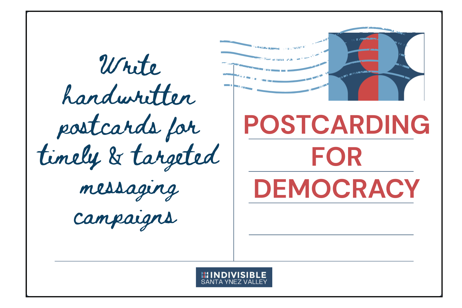Postcarding for Democracy