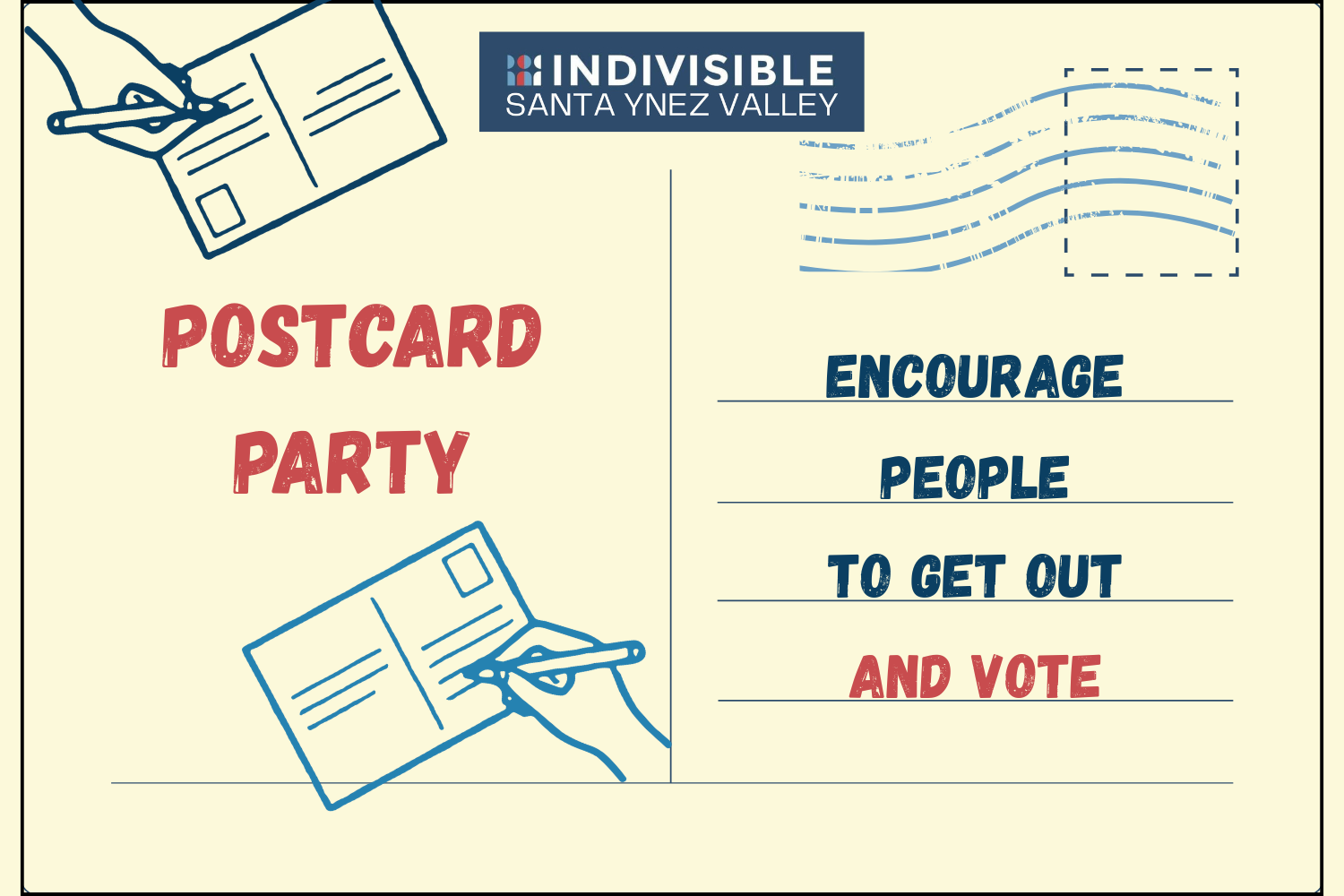 Postcarding PARTY - LAST ONE OF 2026