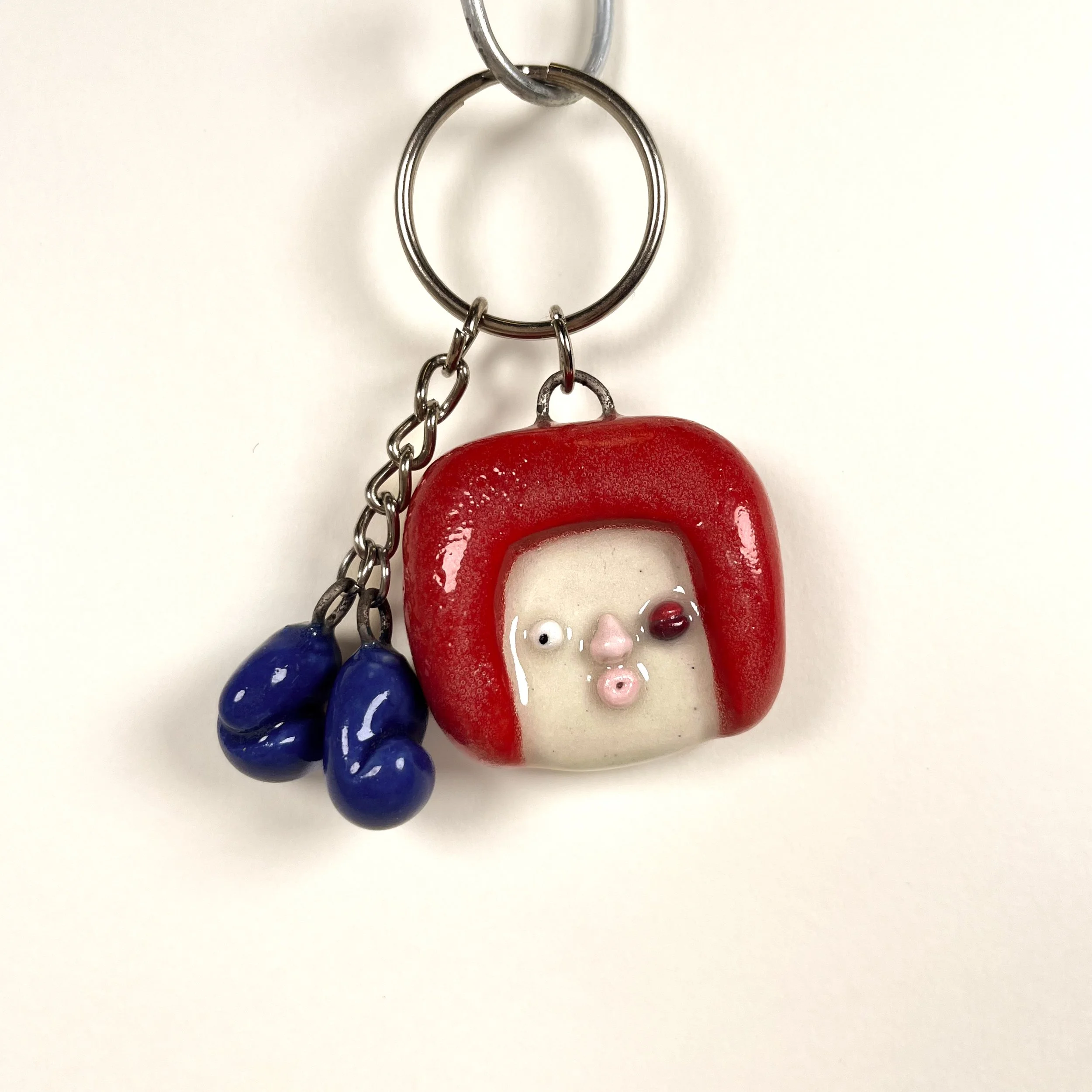 Black Eye Boxer Keychain