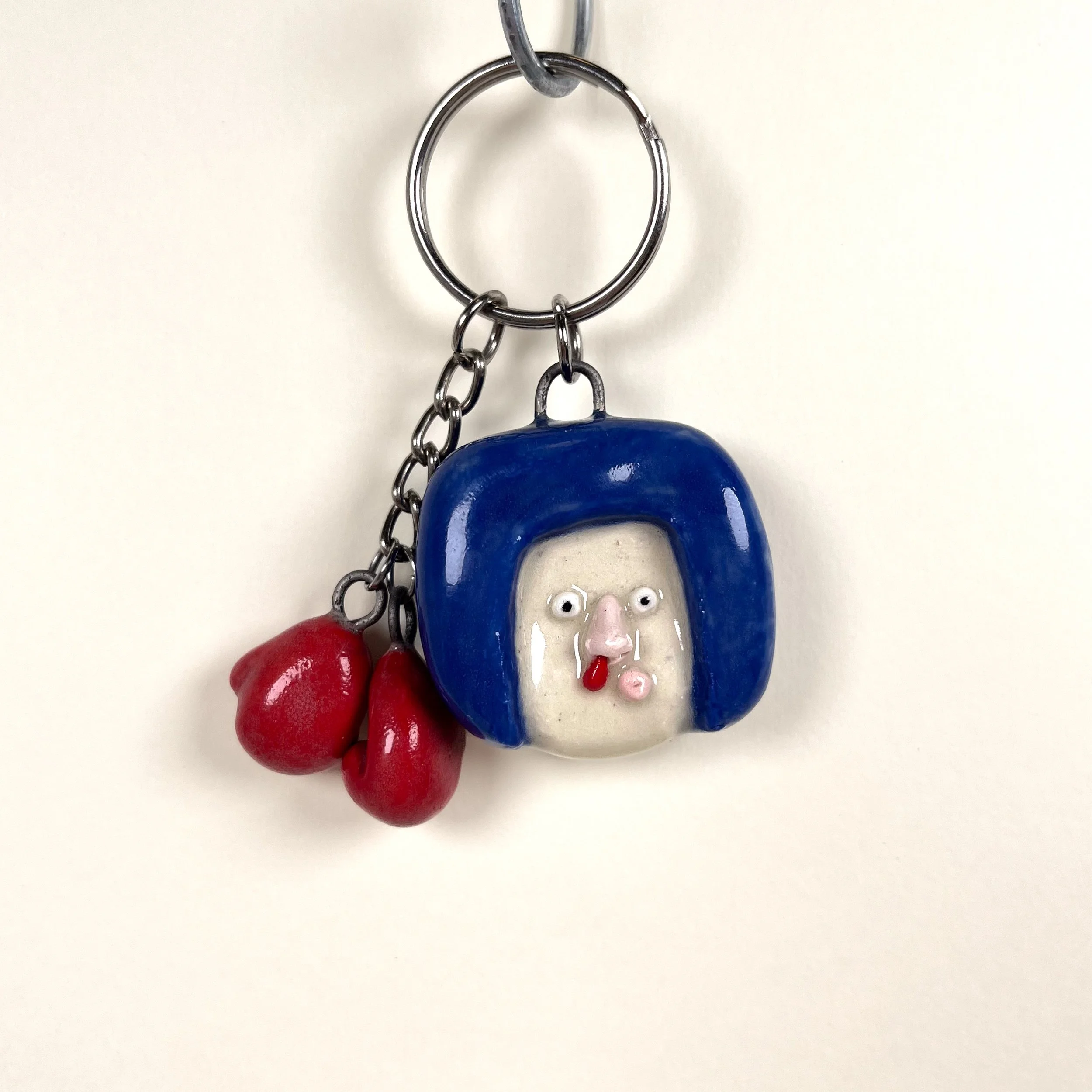 Nosebleed Boxer Keychain