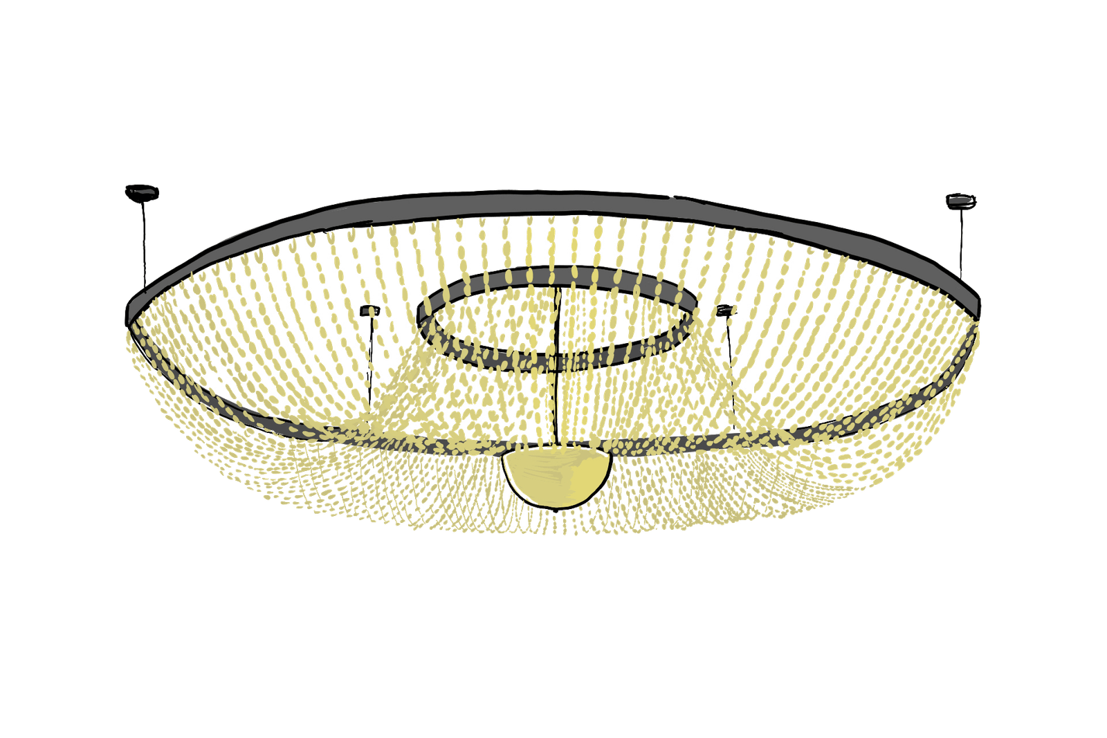Chain Chandelier, The Top Hat at Monopoly Lifesized