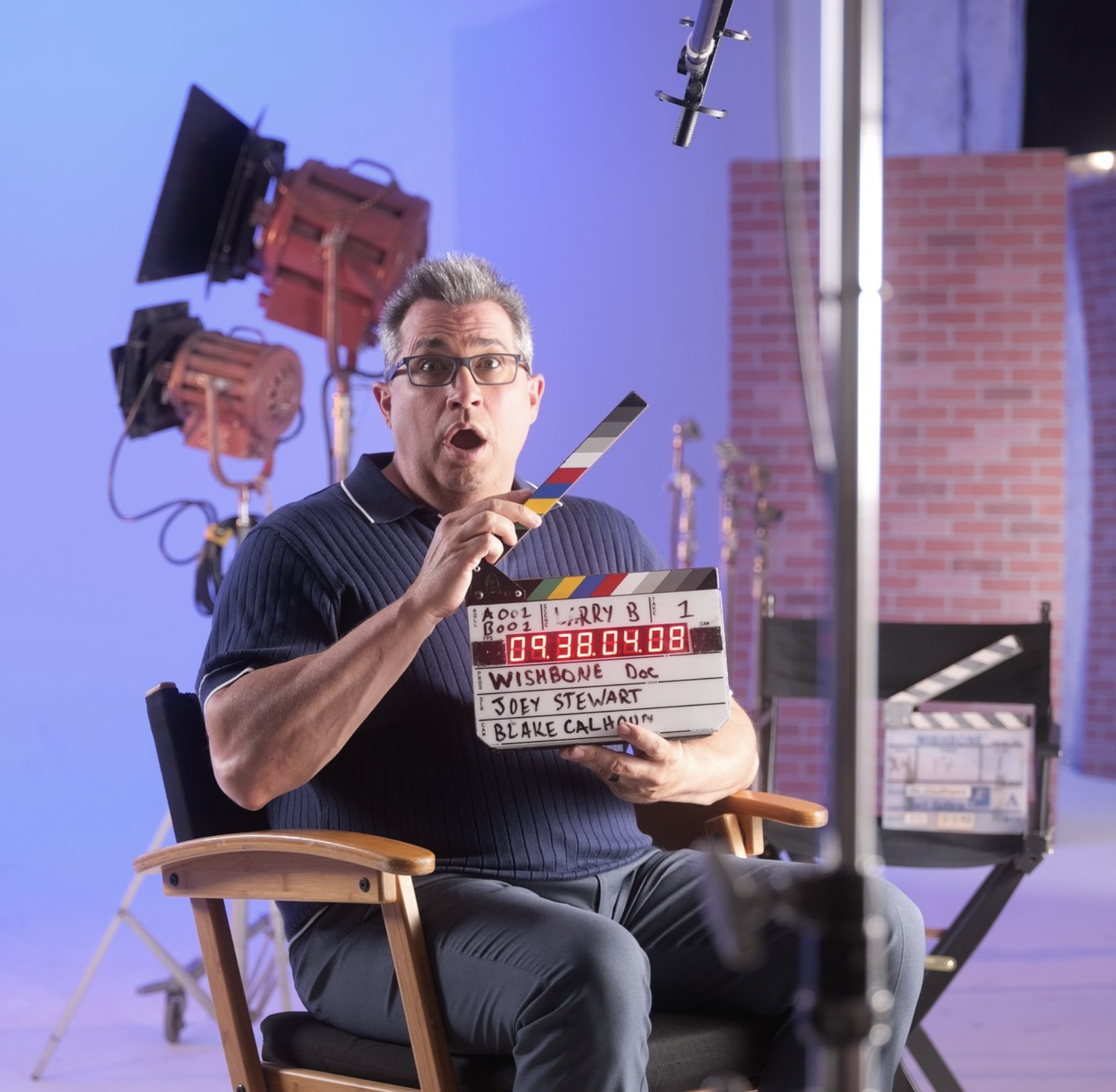 Larry Brantley knocking out the slate for his interview