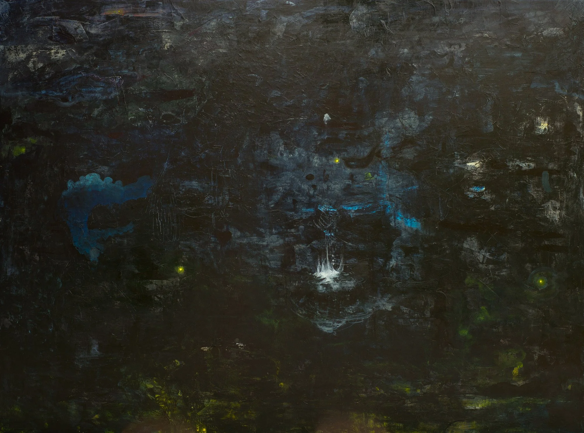 "Magnificent Desolation", 2016, oil on canvas, 72” x 96”