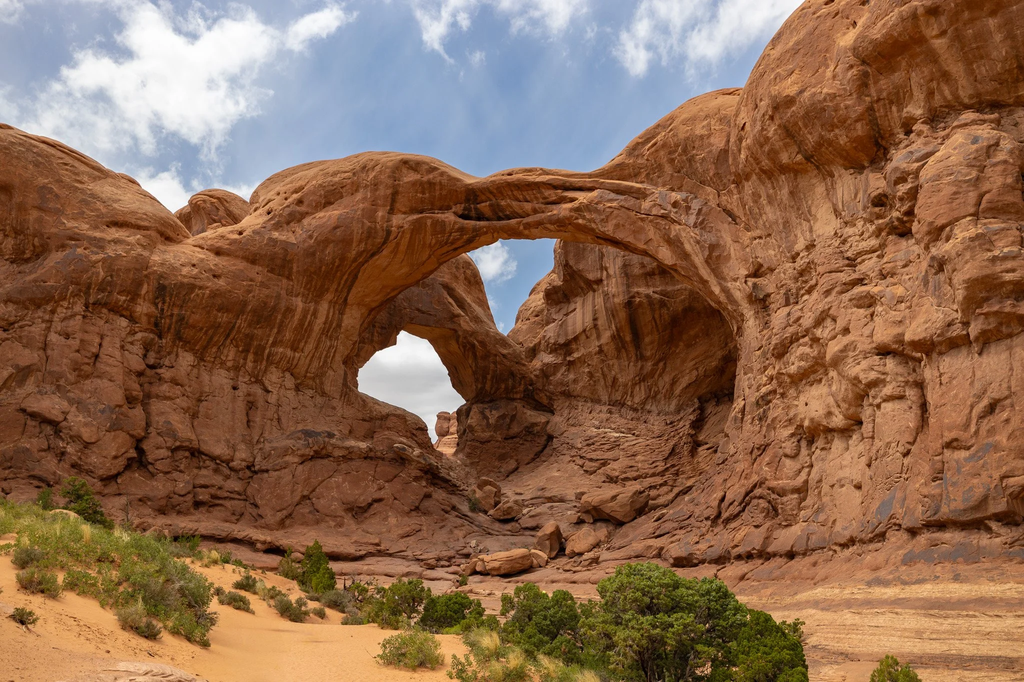 Double Arch at Arches National Park