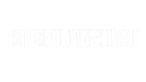 Black background with white text reading 'Seabreeze Jazz Festival' in bold, stylized font.