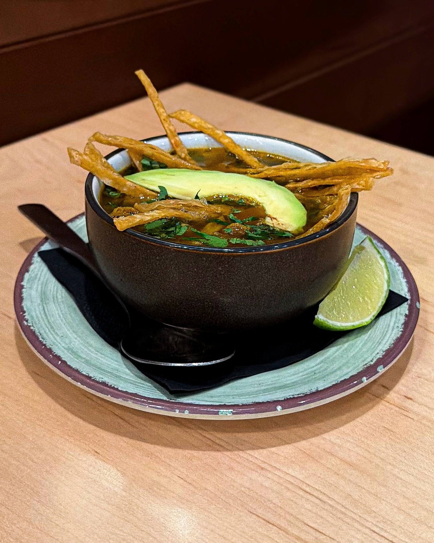 🤍 Fresh. Cozy. Made in-house.
Warm up with our Chicken Tortilla &amp; Pozole Soups today.