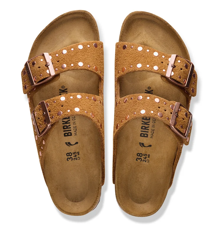 Birkenstock Arizona Rivet Border Mink