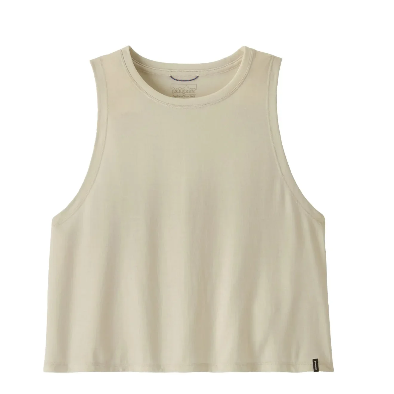 Patagonia W's Cap Cool Trail Crop Tank Dyno White