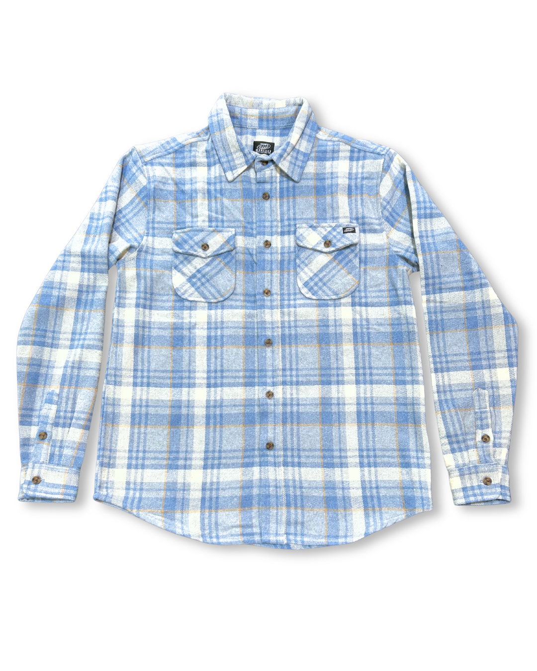 Morlees Mens Dustin L/S Flannel Blue