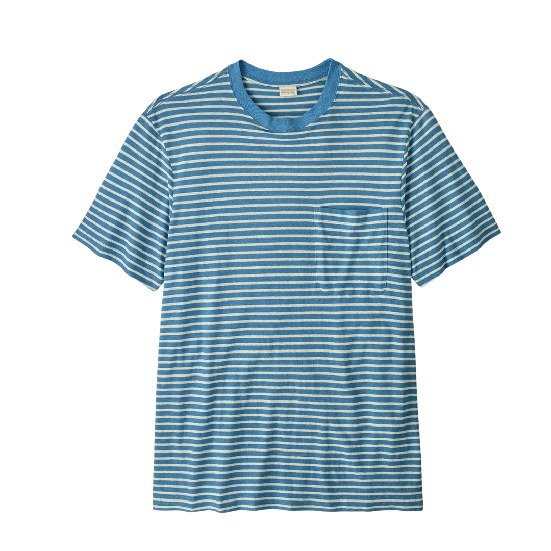 Patagonia M's Trail Harbor Pocket Tee Shore Blue