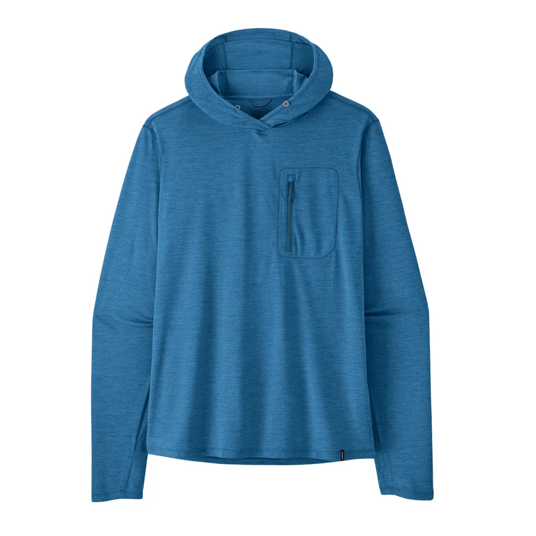 Patagonia M's Cap Cool Sun Hoody Aquatic Blue