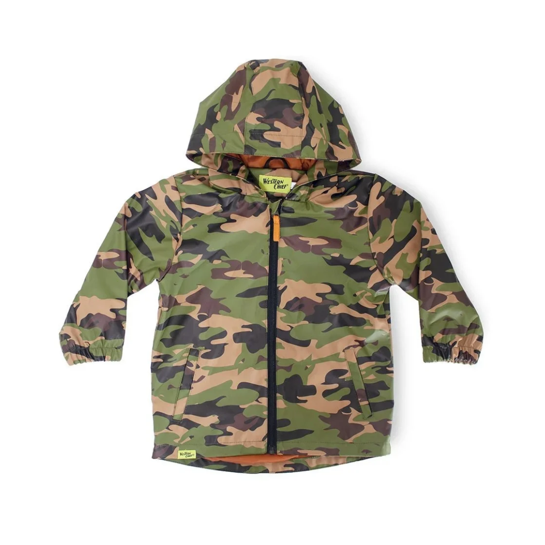 Western Chief T Wck Brush Camo Raincoat Olive