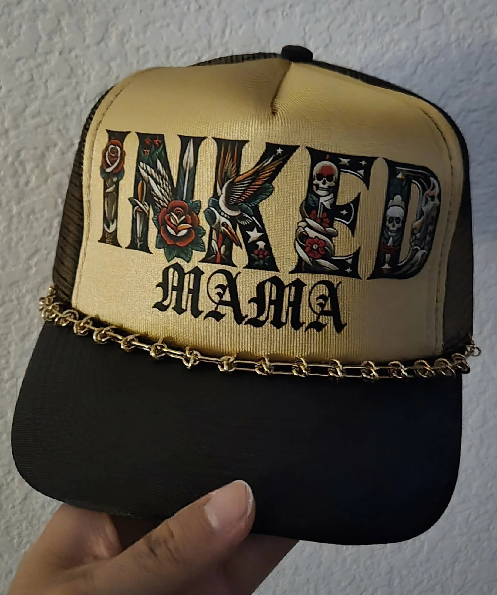 Inked Mama Graphic Print Trucker Hat