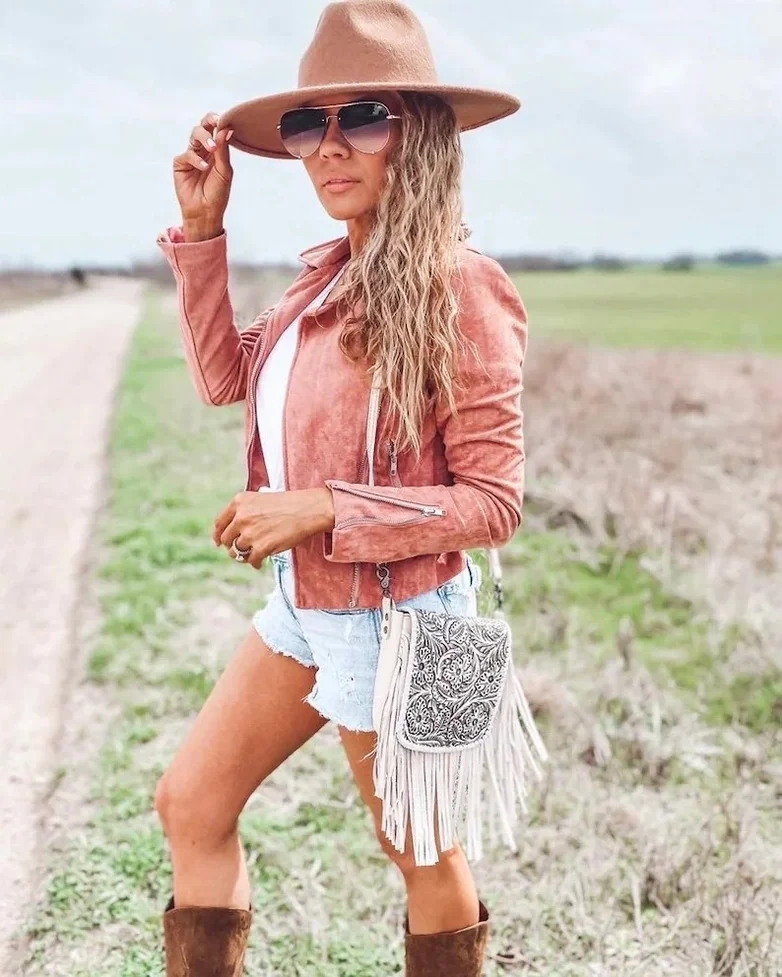 THE LEXIE CROSSBODY- WHITE - Small Lasercut Fringe Crossbody Purse