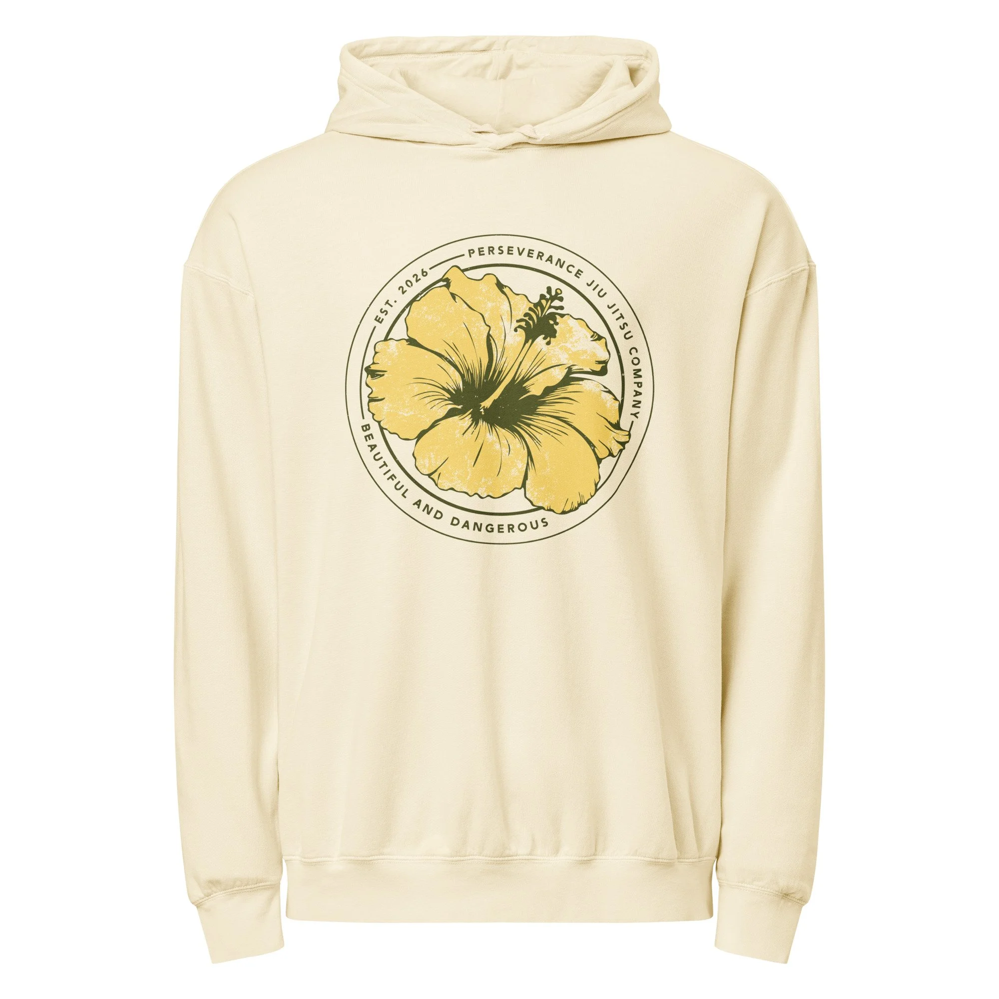 HIBISCUS Women's Lightweight Hoodie - Ivory