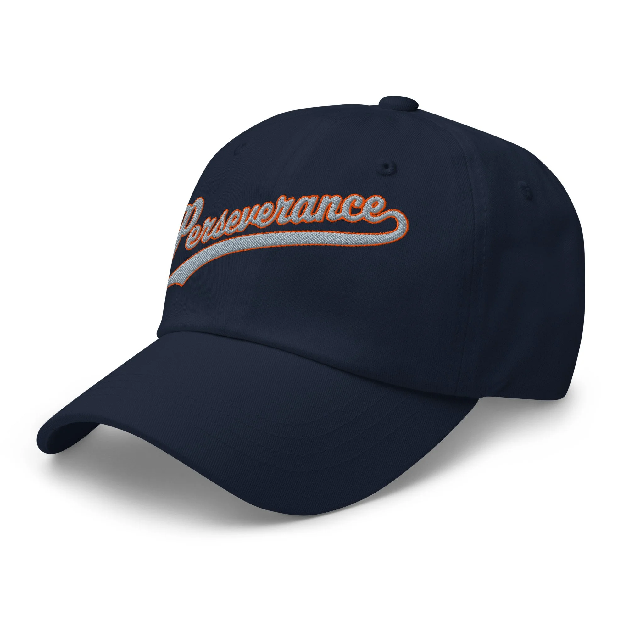 Perseverance Classic Hat - Navy / Silver / Orange