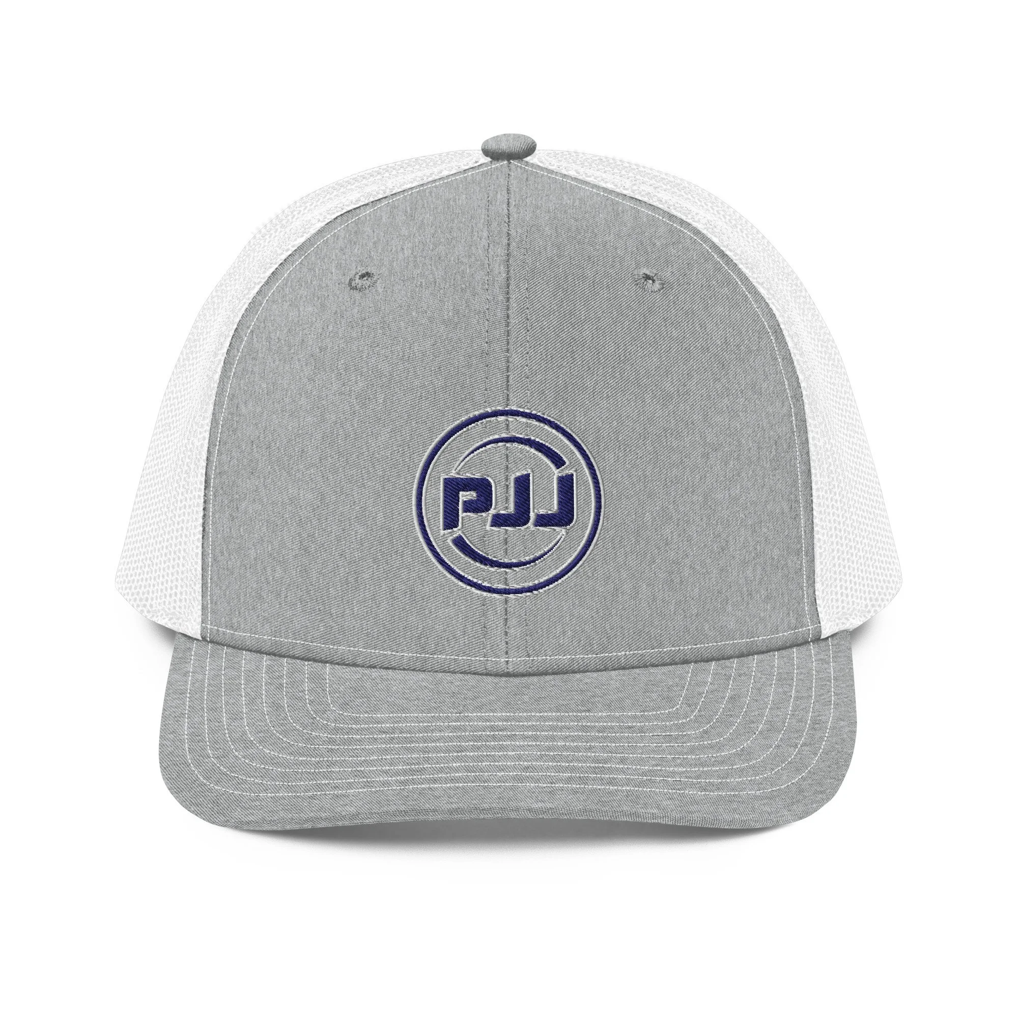 PJJ Trucker Cap - Heather Gray / White