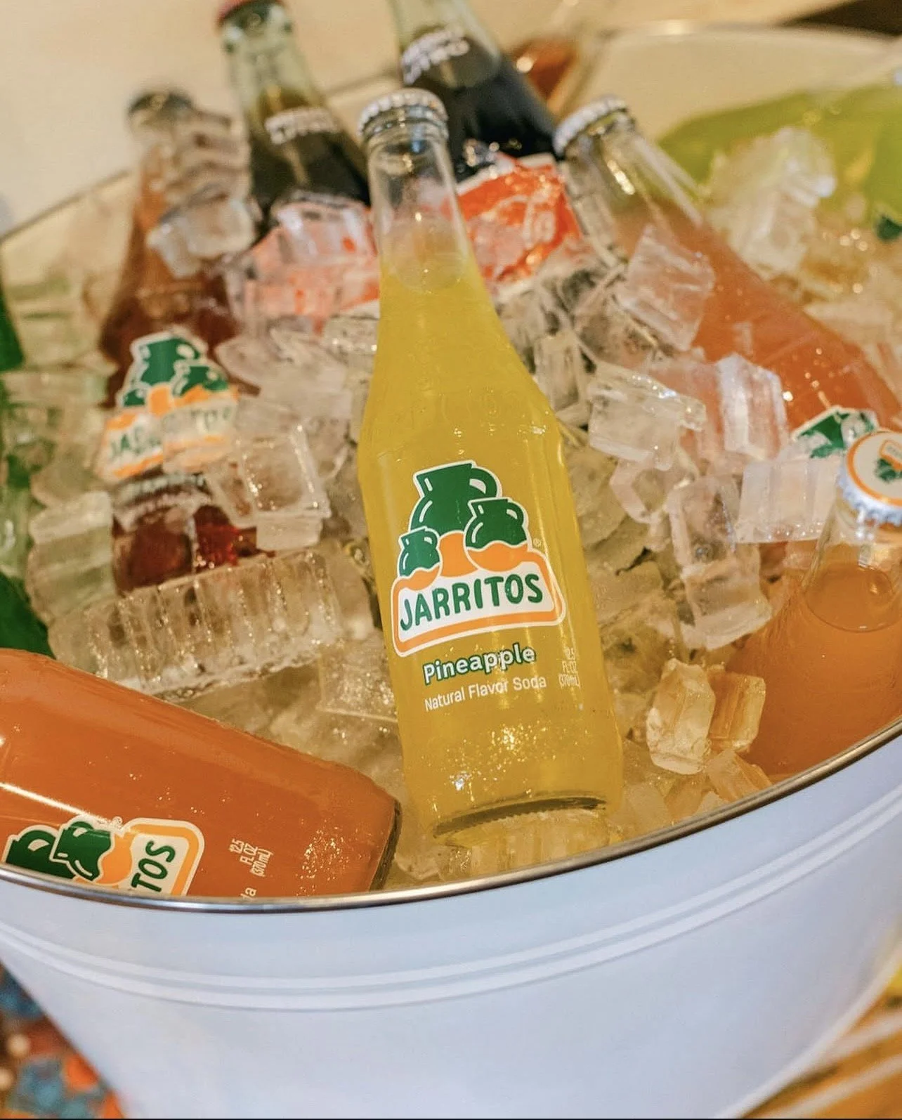 Our Jarritos wall brings together bold flavors and bright colors, served ice-cold.

Find your favorite and stay refreshed. 🍋 🥭 🍊