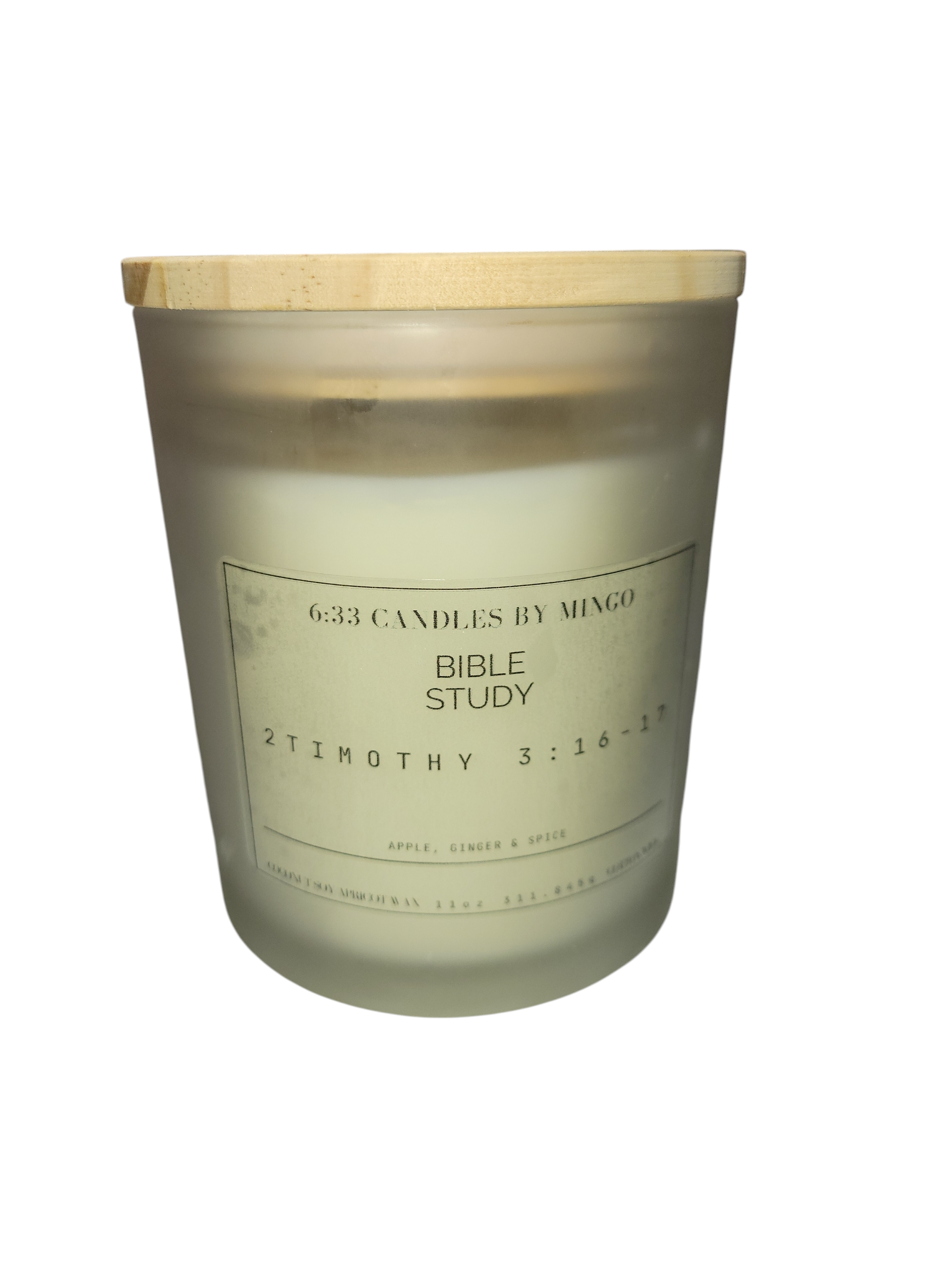 2- Wick 11oz Scented Candle in a jar (Frosted White)