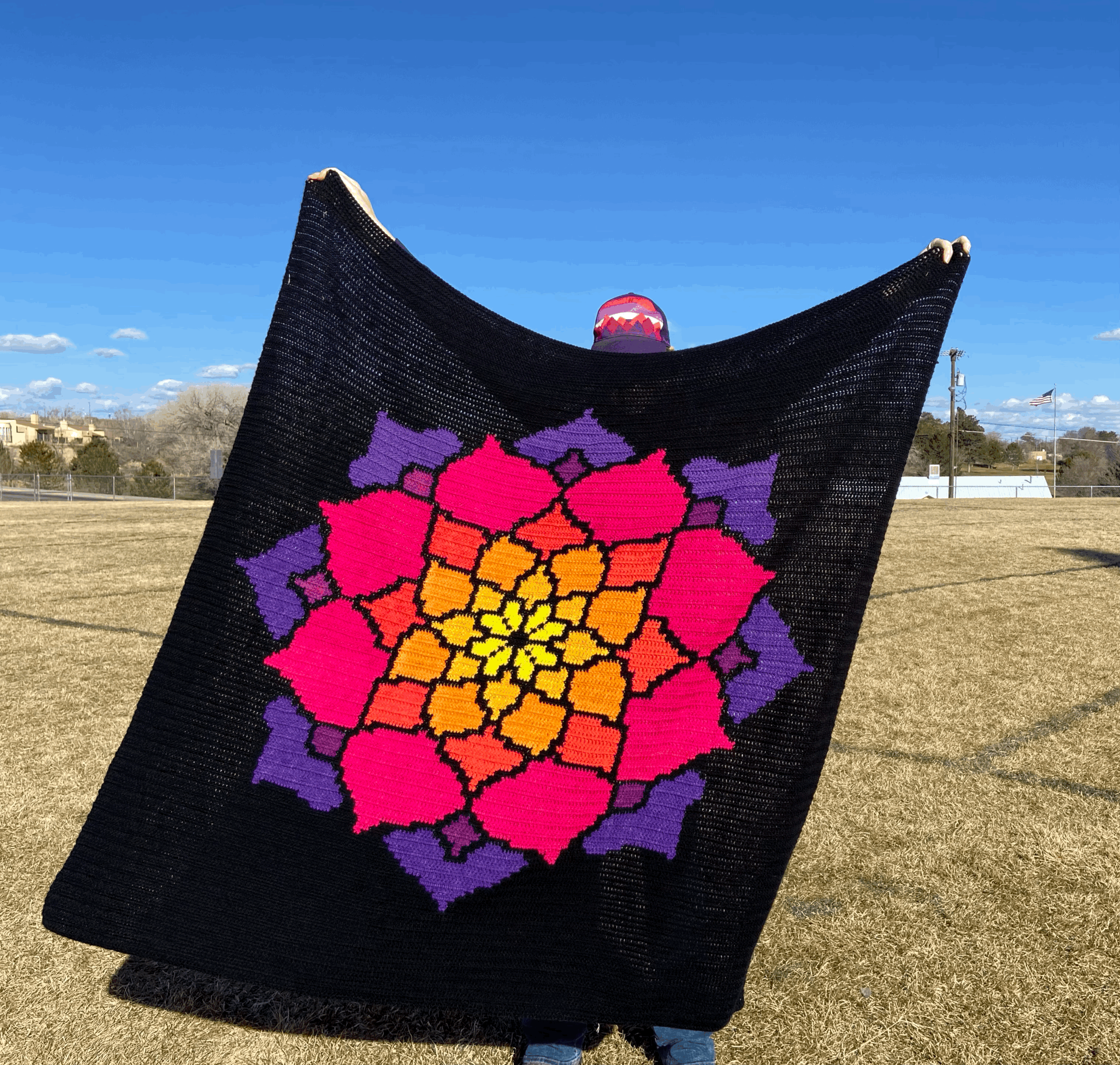 Lovely Lotus Digital Crochet Pattern PDF