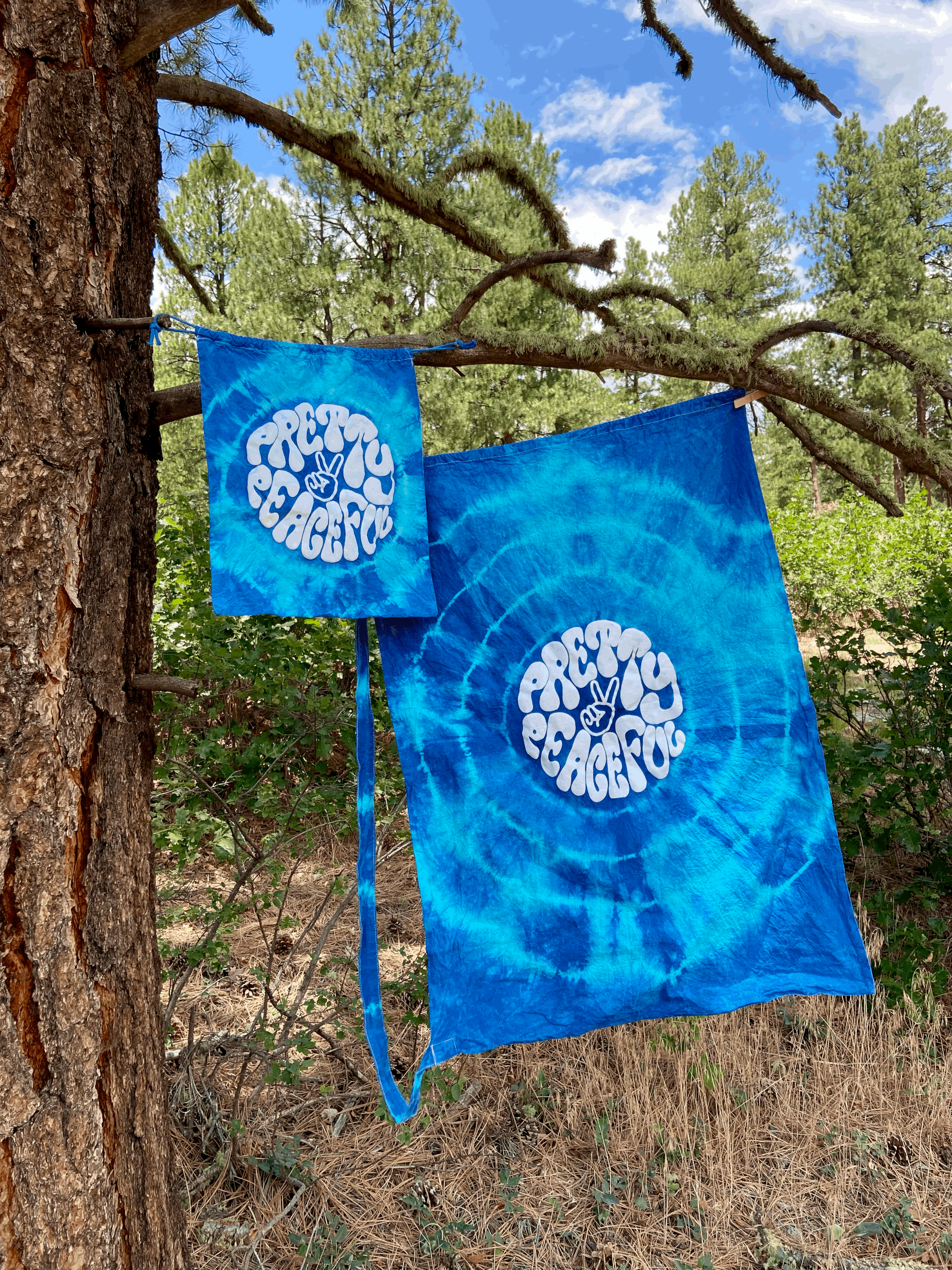 Summer 2026 Limited Release Tie-Dyed Project Bags, 100% Cotton