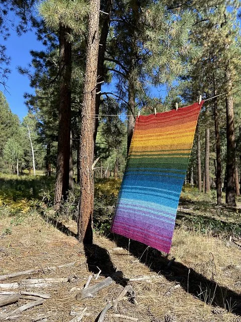 Rainbow Over Chama Digital Crochet Pattern PDF Free Download