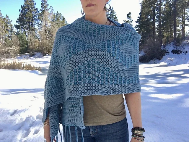 Dreamer's Path Wrap Digital Crochet Pattern PDF