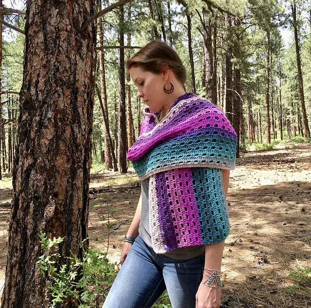 Uplifter Scarf Digital Crochet Pattern PDF Free Download