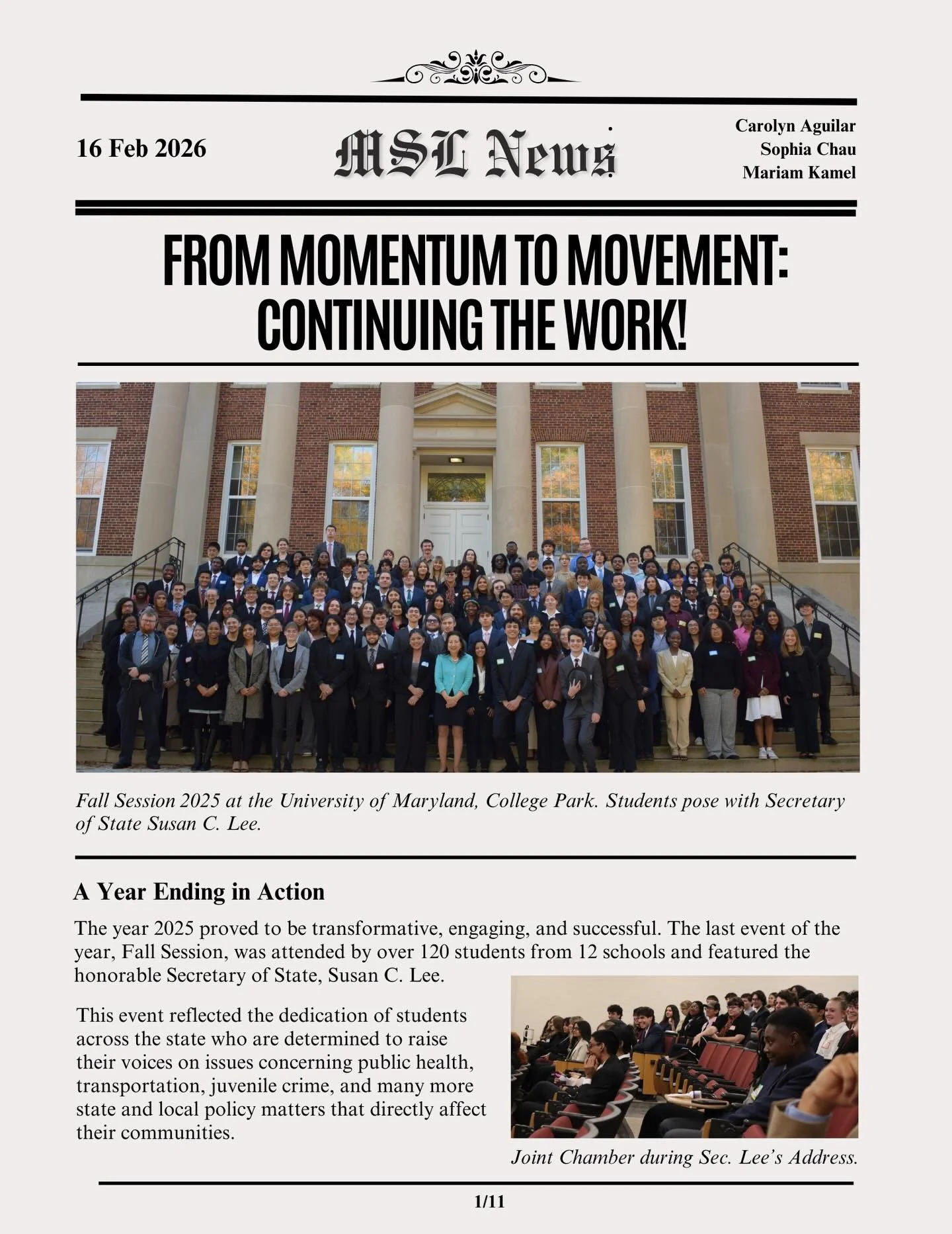 From Momentum to Movement: Continuing the Work!