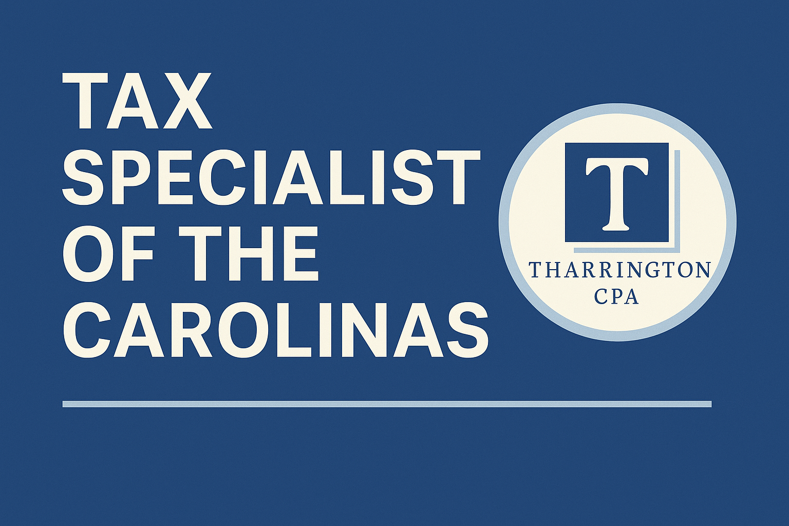 Your Trusted Tax Specialist of the Carolinas