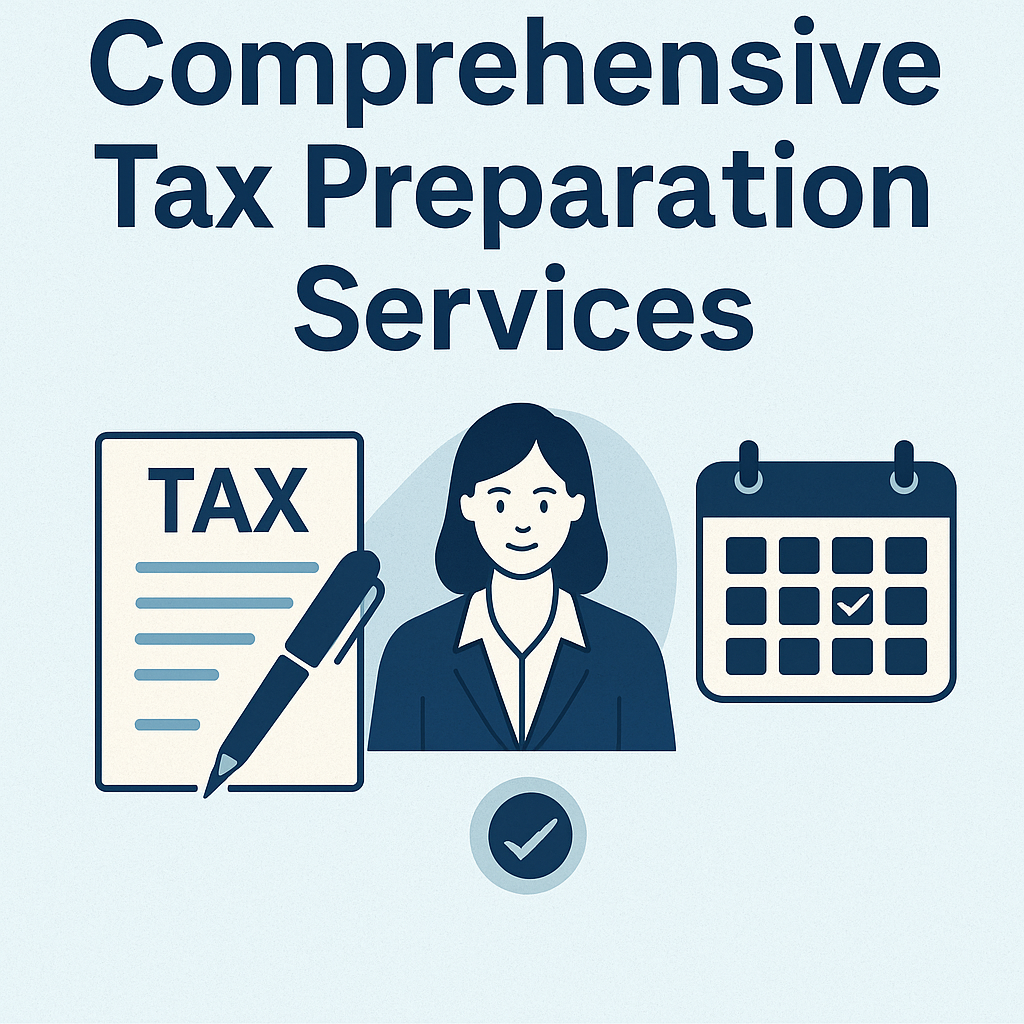 Comprehensive tax preparation services offered through our Carolina tax services.