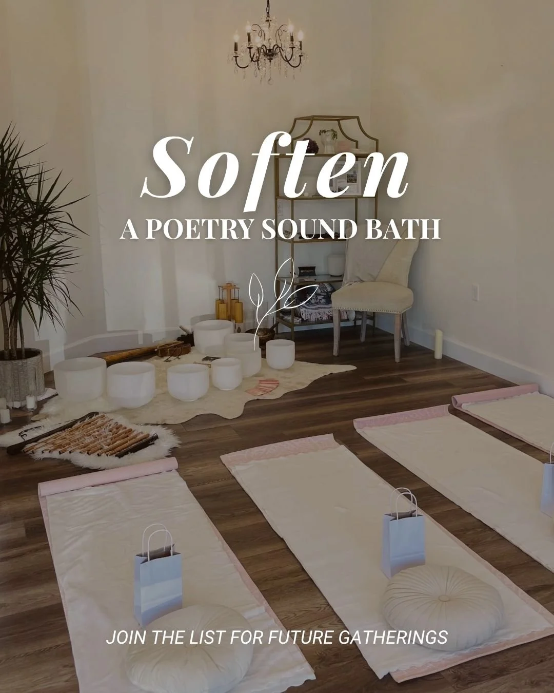 We've got one spot left for our next poetry sound bath on August 28th in Camarillo. 

Visit writtenbyallison.com/events to grab the last ticket, or sign up to be the first to know when we gather again.

Sound bath by @resounding_you 
Poetry by @writt