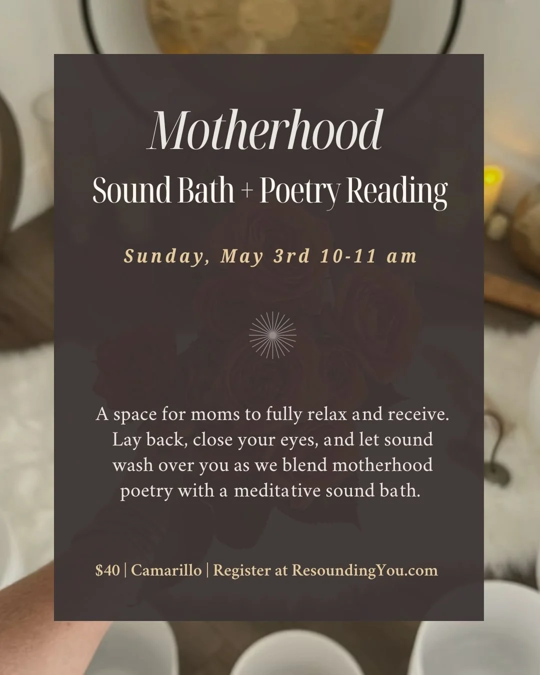 Mother's Day Sound Bath + Poetry Reading