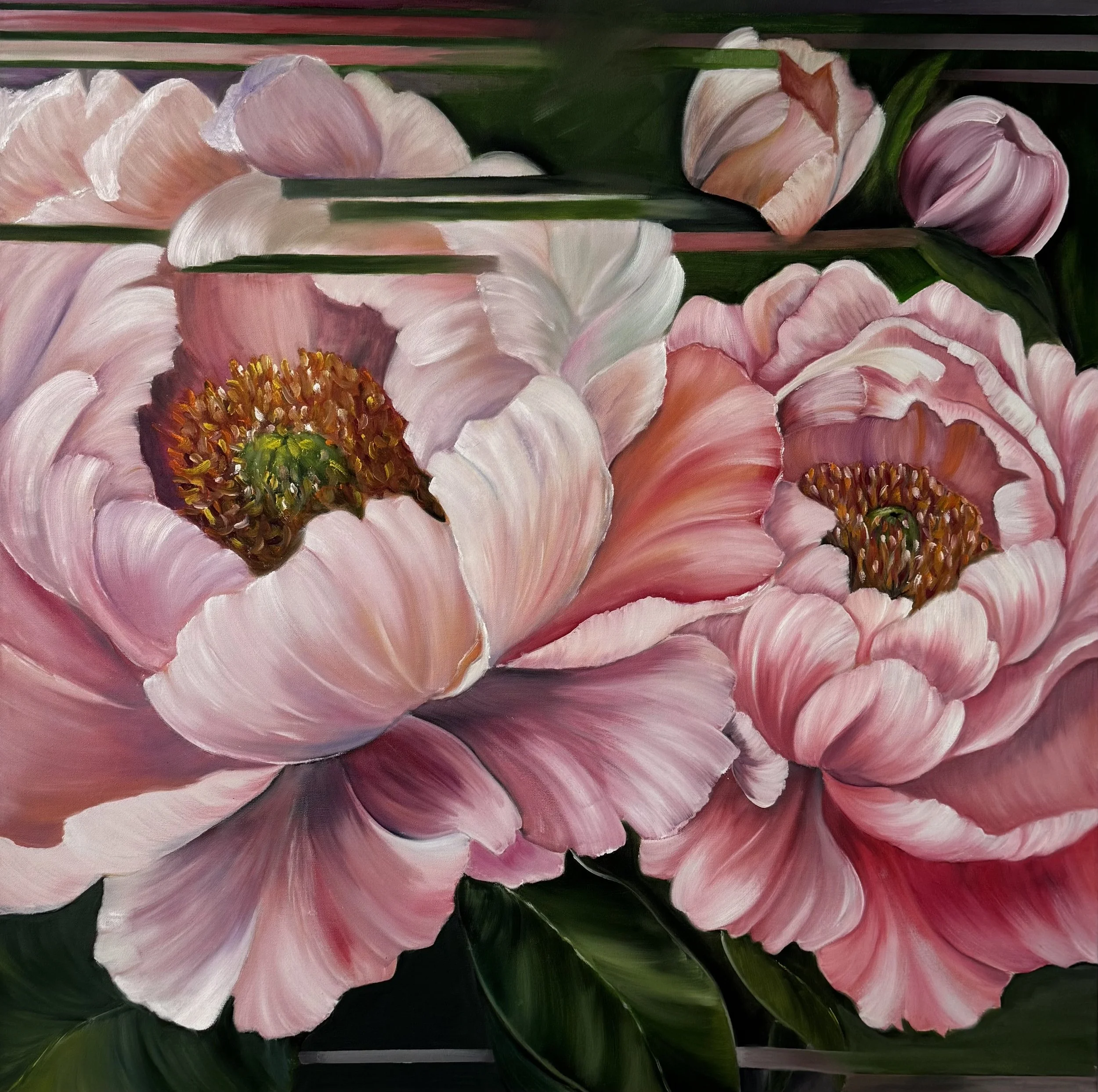A Memory That Won’t Stay Still, 2026
Medium: Oil on canvas
Size: 40”x40”
