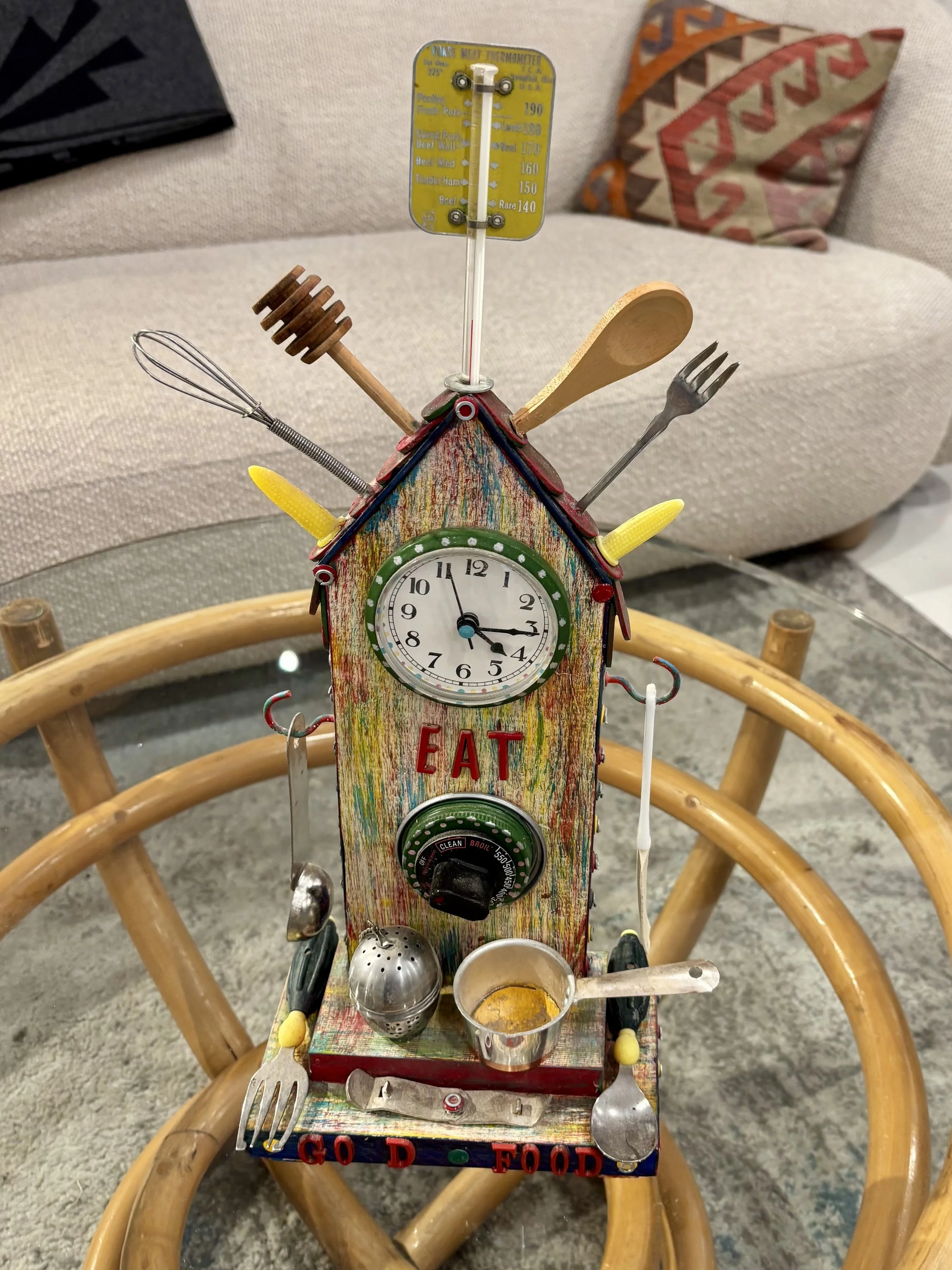 FOUND OBJECT ART CLOCK KITCHEN SS26.jpg