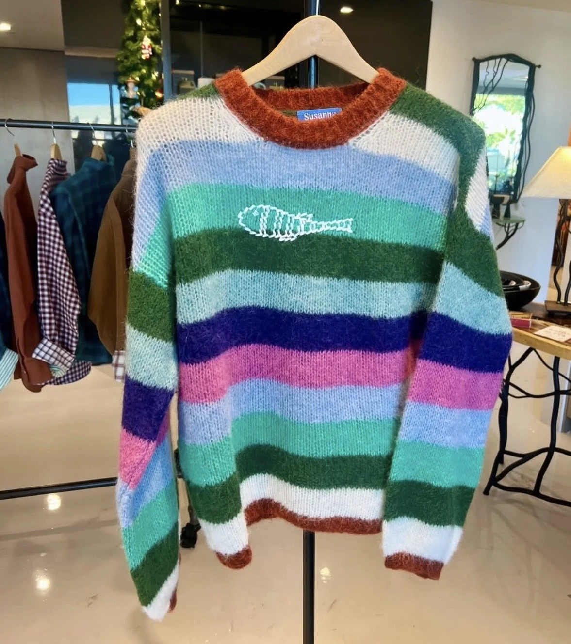 SUZANNA BLU STRIPED FISH SWEATER FW25.jpg