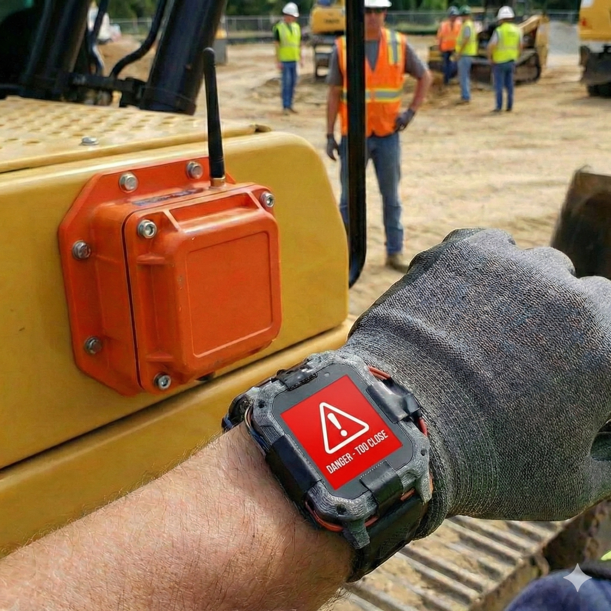 Industrial site hazard proximity worker alert system