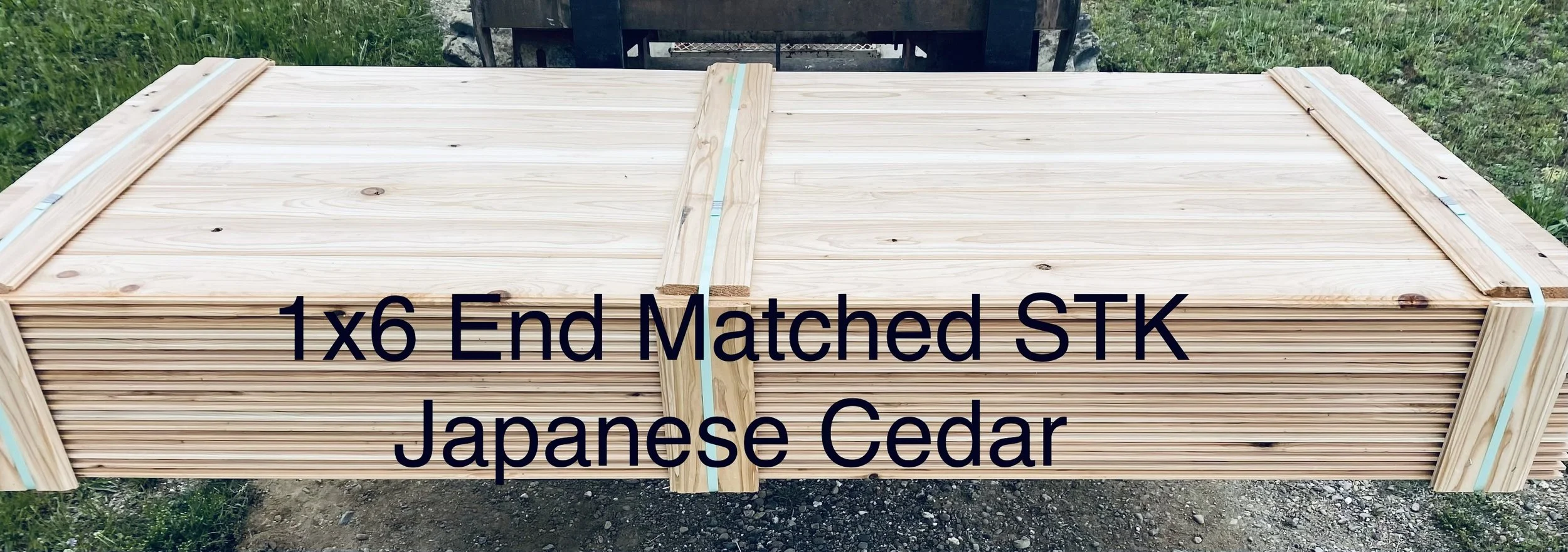1x6 End Matched STK Japanese Cedar